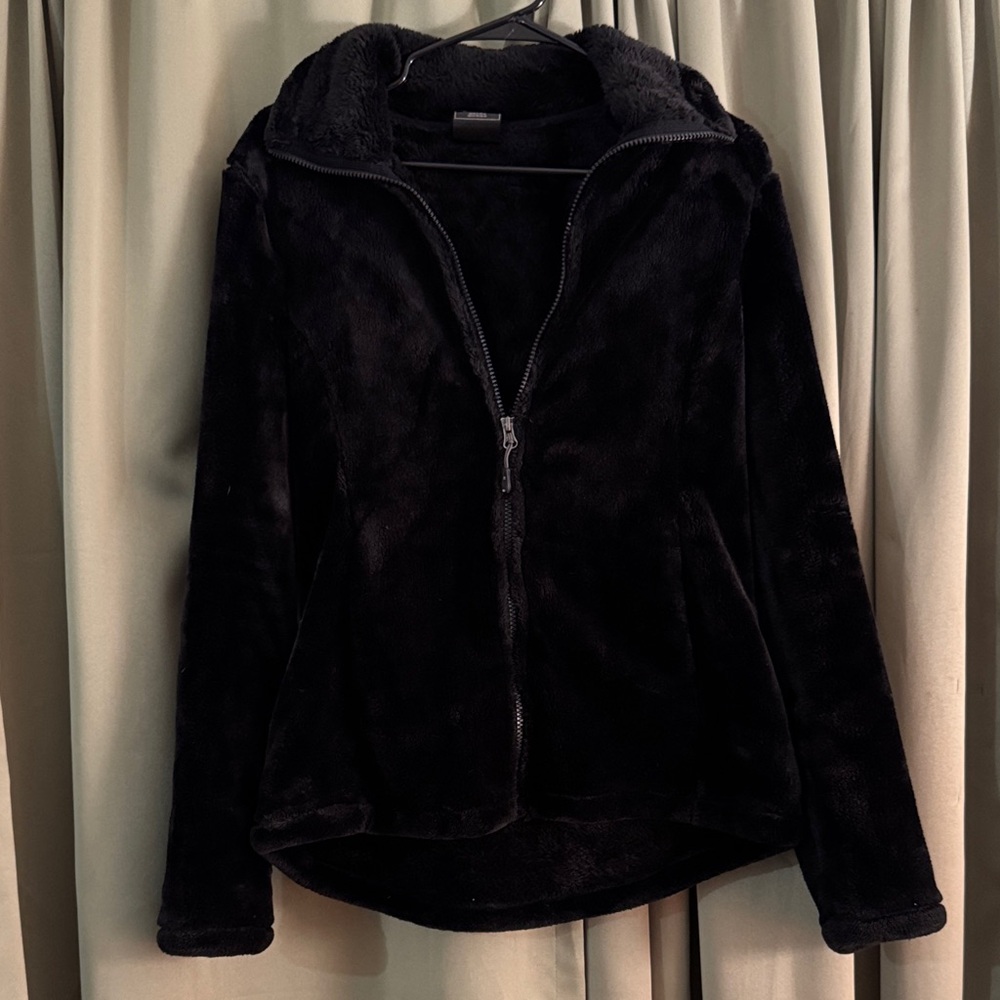 32 Degrees Women's Black Teddy Jacket